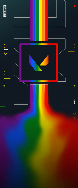 Valorant Pride Rainbow Player Card